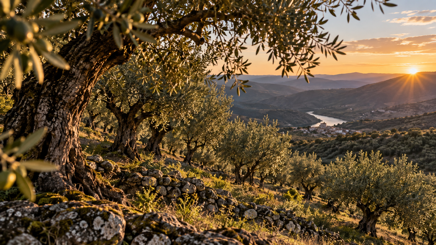 Oliveraie dans le nord du Portugal